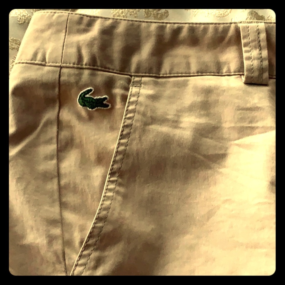 Lacoste straight leg khakis
